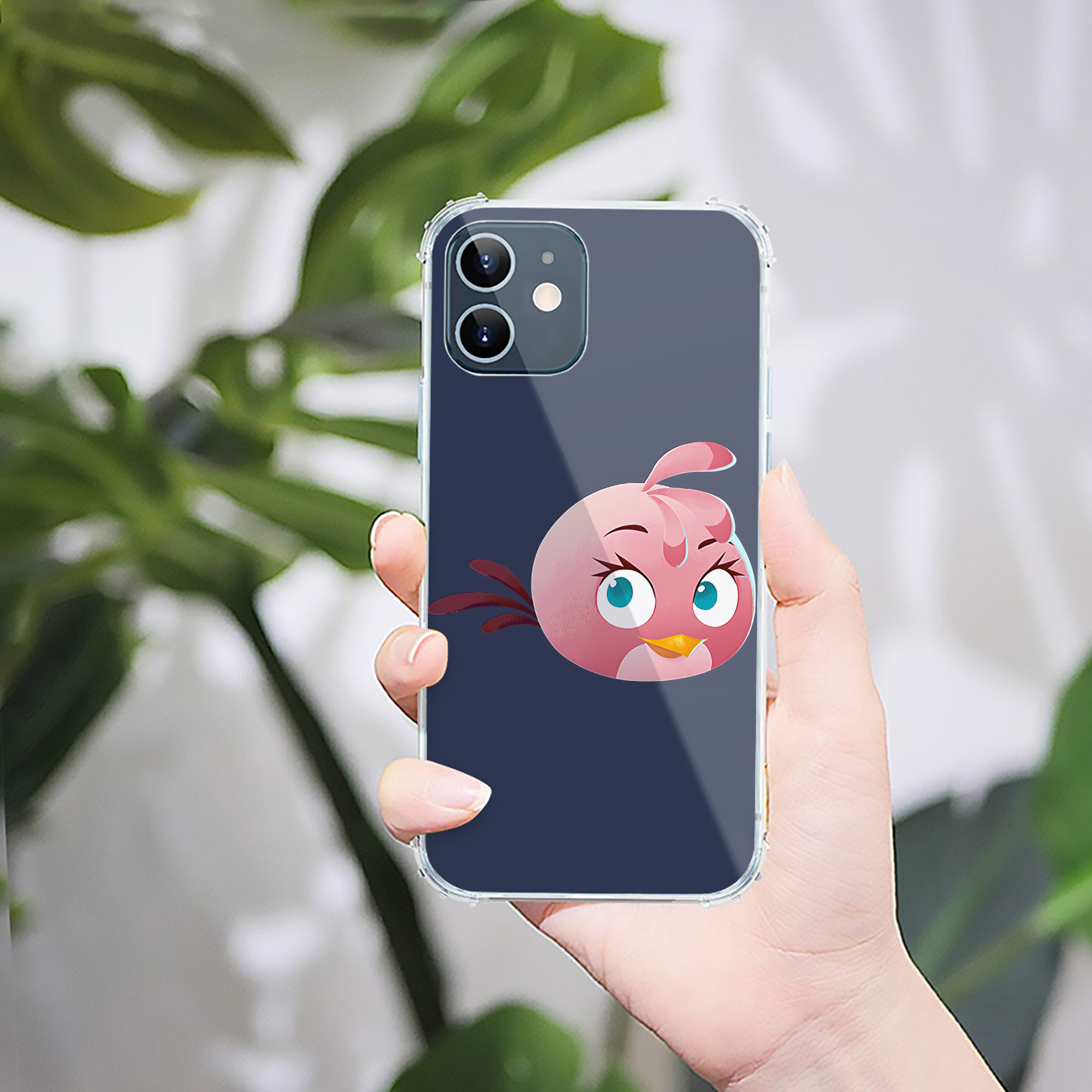 （画像用） Angry Birds アングリーバード 【iPhone 12シリーズ対応】透明スマホケース（クリアソフトケース）